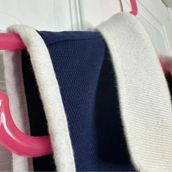 Izod Polo Shirt Sleeveless Collared Striped Blue & White Size Medium - Picture 10 of 16